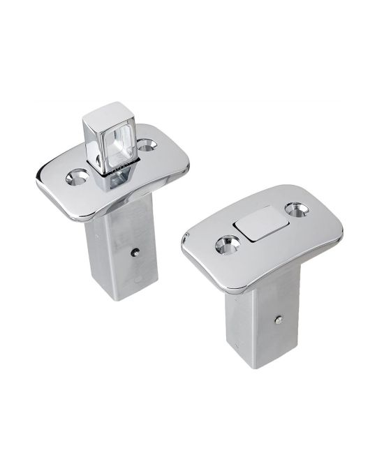 Chevrolet Front Stake Pocket Push-Up Tie-Down Anchors Set Of Two By Putco Chrome