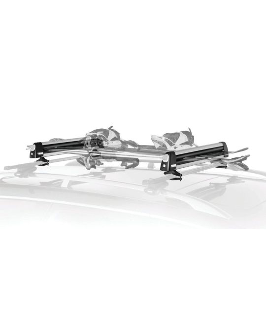 Chevrolet Roof Crossbar Mounted Snowpack Large Ski And Snowboard Carrier By Thule