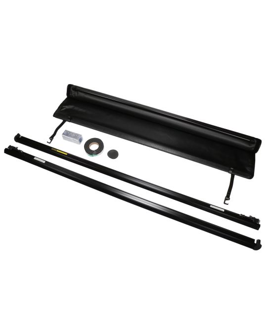 Chevrolet Soft Roll Up Tonneau Cover Black By Advantage For Crew Cab Extended Cab With Standard Bed