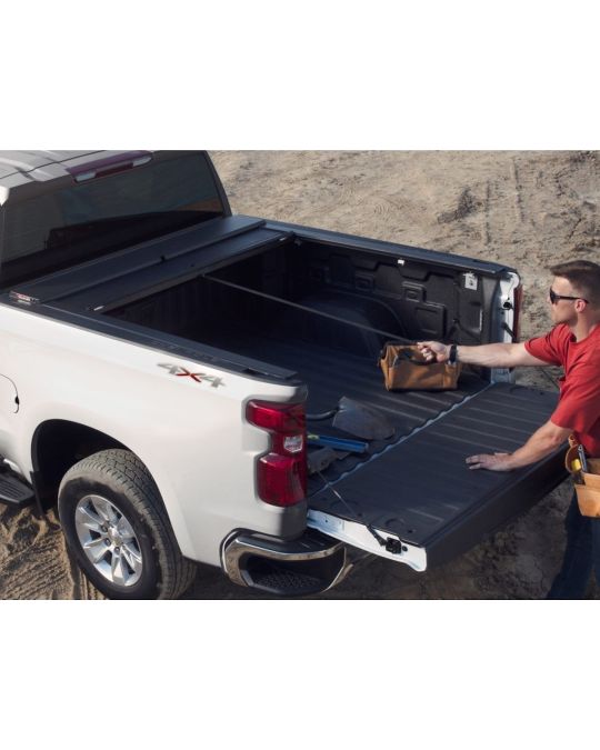 Chevrolet Retractable Hard Tonneau Cover By Roll-N-Lock For Long Bed