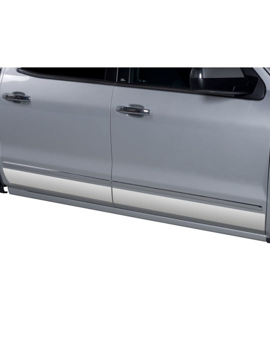 Chevrolet Chrome Stainless Steel Rocker Panel Moldings By Putco For Regular Cab With Long Box
