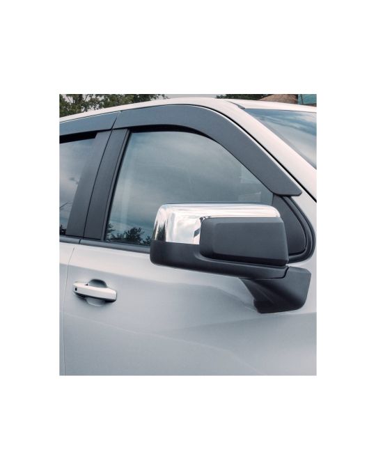 Chevrolet Tape On Side Window Deflectors By EGR Dark Smoke Front
