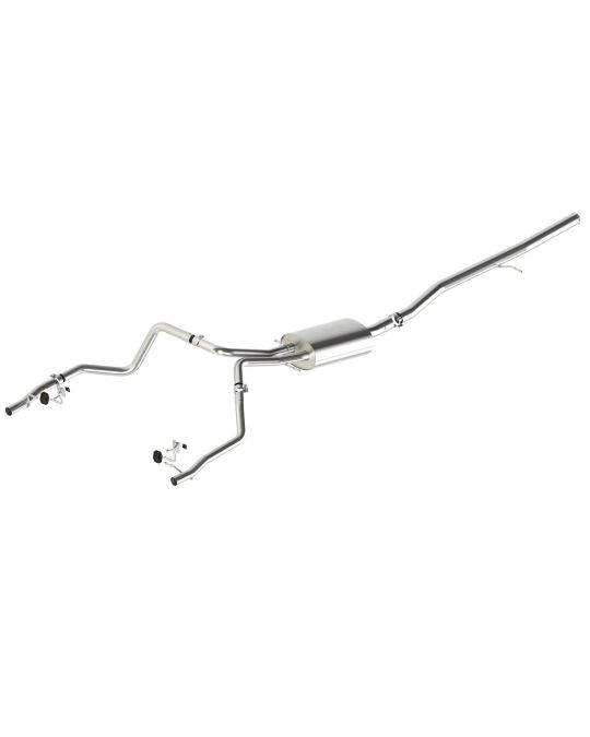 Chevrolet Performance 5.3L Cat-Back Dual-Split Rear-Exit Under-The-Bumper Exhaust Upgrade System For Short Wheel Base Models By Borla