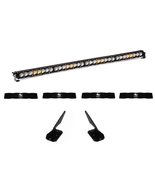 Chevrolet 40 Inch Off Road Light Bar Sport Bar Mounted By Baja Designs