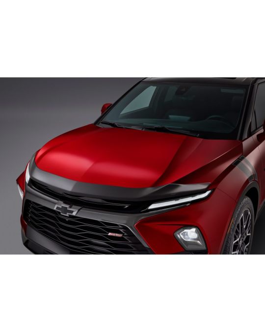 Chevrolet Hood Deflector In Smoke Black By Lund