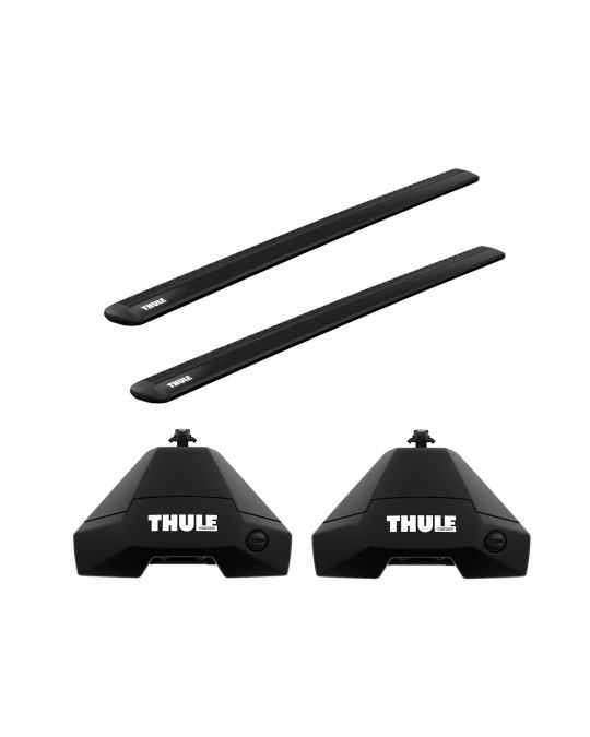 Chevrolet Removable Roof Rack Cross Bars Black By Thule For Crew & Extended Cab