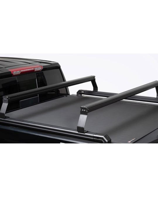 Chevrolet Elevated Cross Bars Kit Of Two Black For TEC Rails By Putco