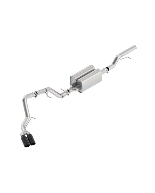 Chevrolet Performance 5.3L Cat Back Dual Exhaust System Side Exit With Black Chrome Dual Exhaust Tips By Borla