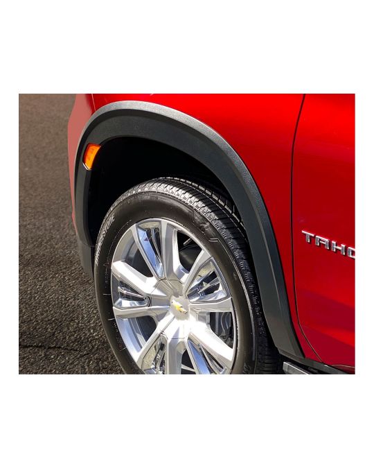 Chevrolet Low Profile Fender Flares Smooth Grain Satin Black By AirDesign Set Of Four