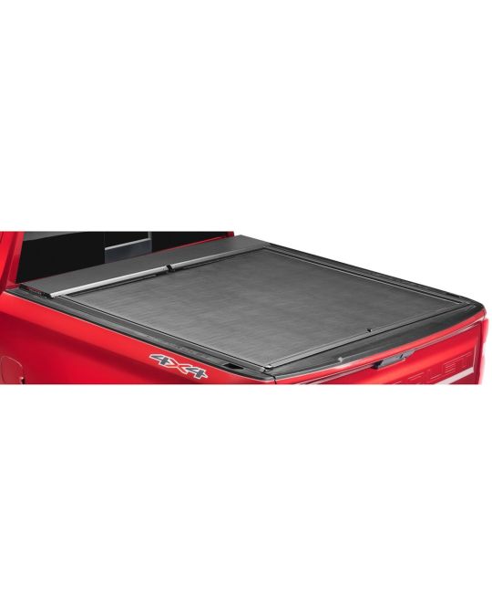 Chevrolet Power Retractable Hard Tonneau Cover With T-Slot Rails By Roll-N-Lock For Standard Bed
