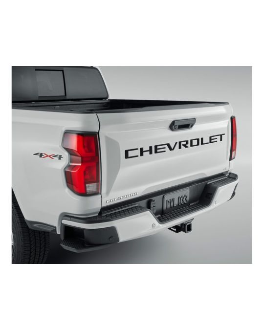 Chevrolet Tailgate Lettering 3D Urethane Decal By Nox-Lux Gloss Black