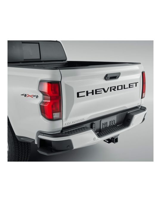 Chevrolet Tailgate Lettering 3D Urethane Decal By Nox-Lux Matte Black