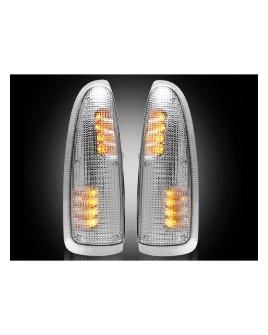 RECON Side Mirror Lenses Clear / Amber ***OVERSTOCK SPECIAL***