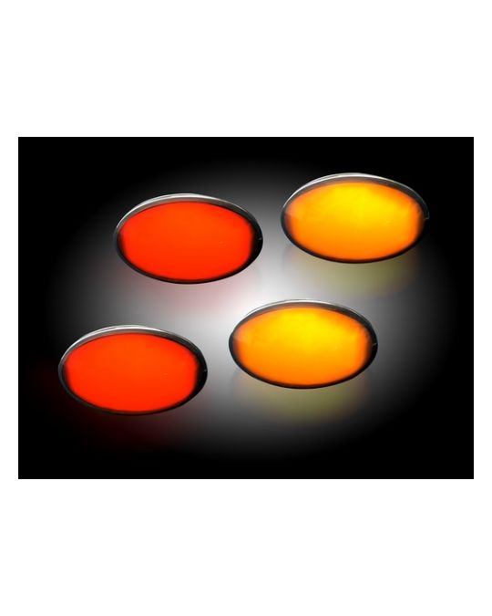 RECON  Dually Fender Lenses Smoked Lens / Black Trim