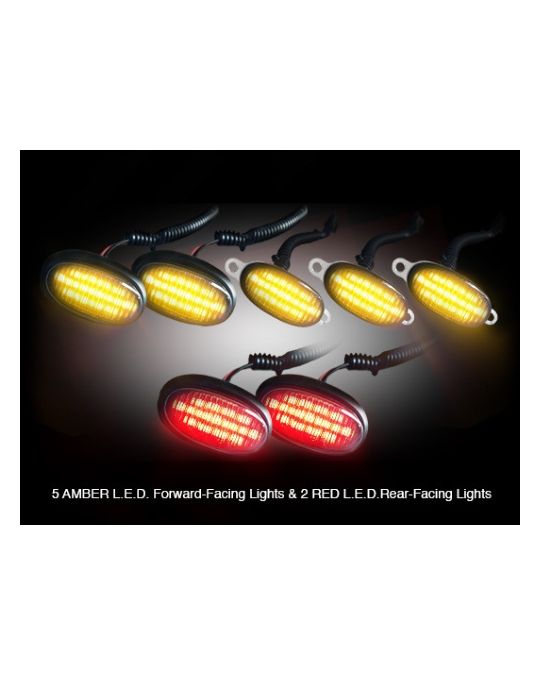 RECON  SVT Raptor LED Fender & Grille Light Kit