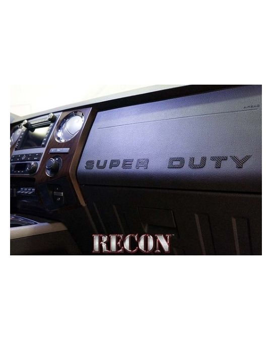 RECON  Raised Logo Carbon Fiber Emblem Insert Kit
