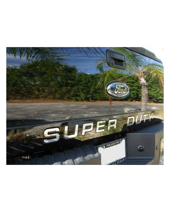 RECON  Raised Logo Acrylic Emblem Insert Kit Chrome