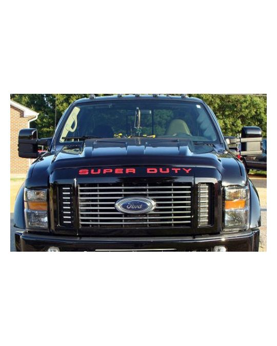 RECON  Raised Logo Acrylic Emblem Insert Kit Red