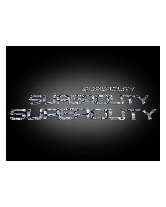 RECON  Raised Logo Acrylic Emblem Insert Kit White Camo