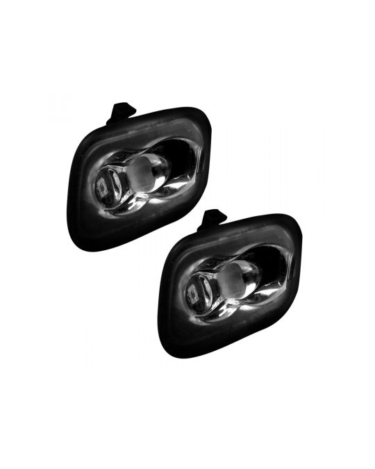 Recon Ultra High Power LED Mirror Puddle Lights Set Of Two White Color