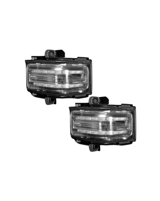 RECON LED Side Mirror Lenses - Clear Lens