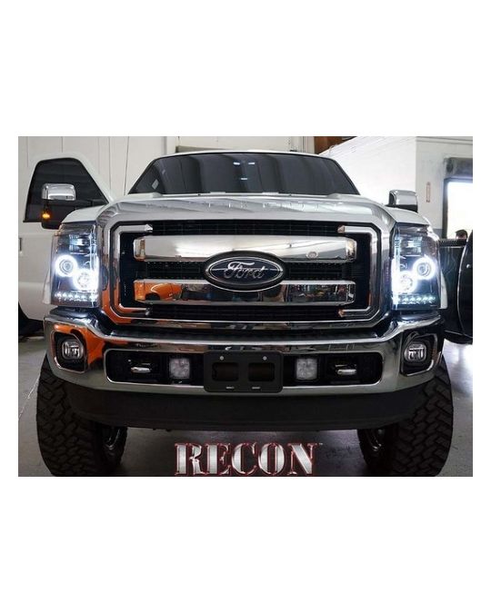 RECON  Projector Headlights - CCFL Halos & DRL