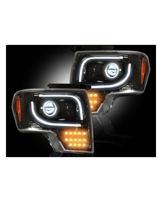 RECON  Projector Headlights LED W/ HP Turn Signals
