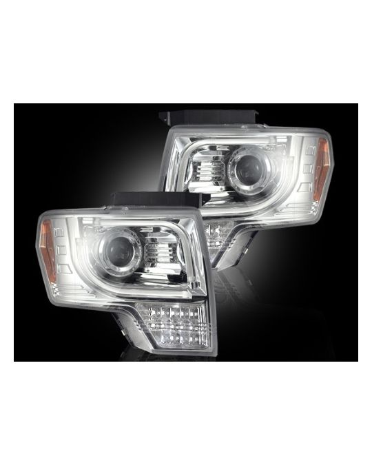 RECON  Projector Headlights LED W/ HP Turn Signals
