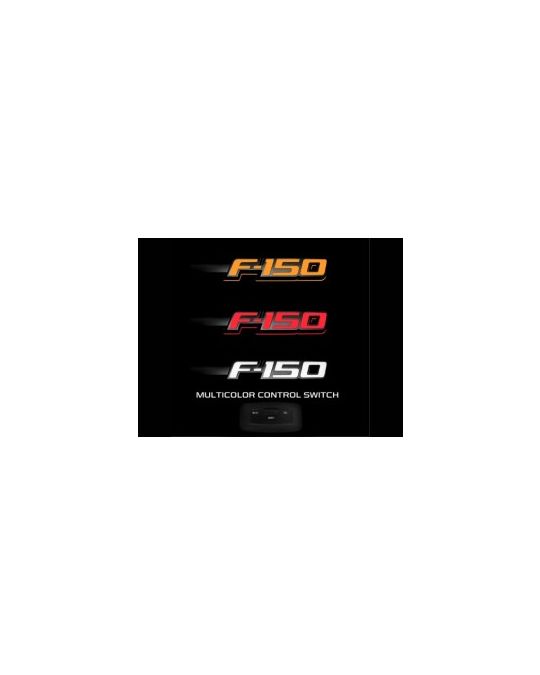 RECON  Illuminated Fender Emblems - Black Chrome