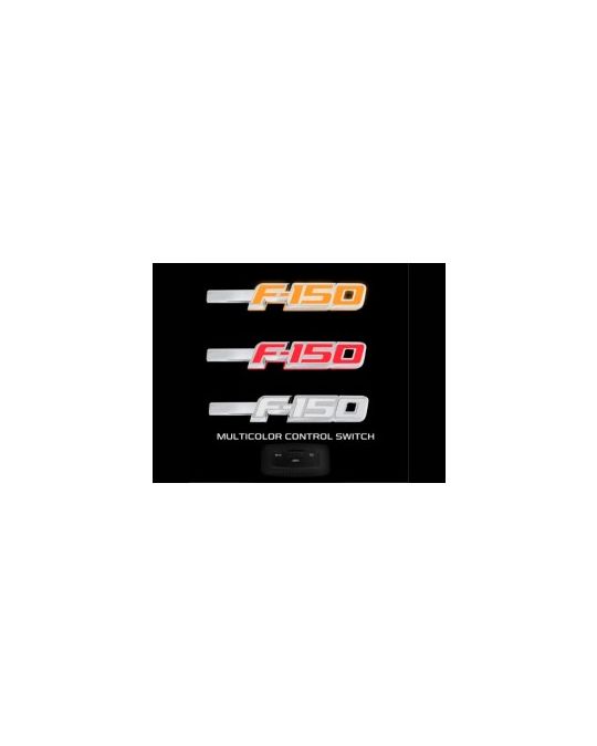 RECON  Illuminated Fender Emblems - Chrome