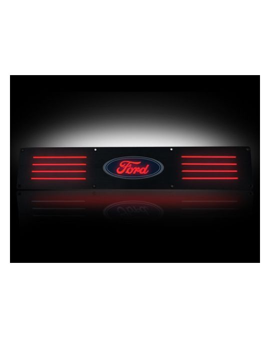 RECON  Illuminated Door Sill Plates - Ford Logo Red LED