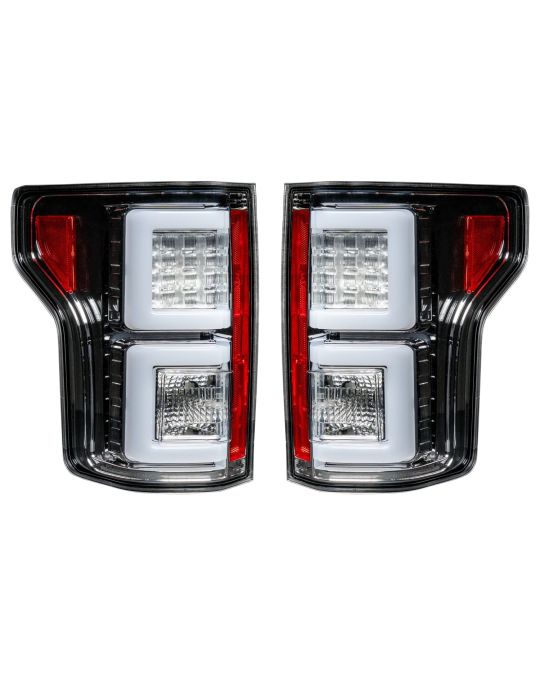Recon OLED Tail Lamps Set Of Two Replaces OEM Halogen Lights Clear Color