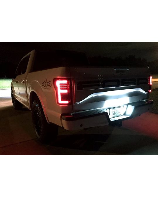 Recon OLED Tail Lamps Set Of Two Replaces OEM LED Lights Smoked Color