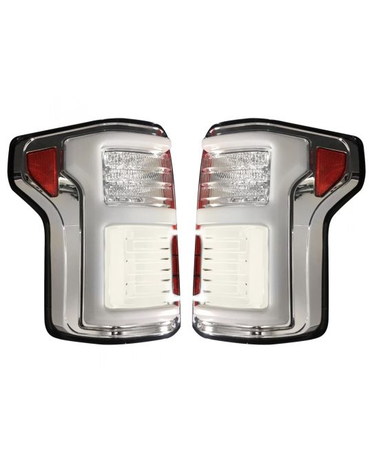 Recon OLED Tail Lamps Set Of Two Replaces OEM LED Lights Clear Color