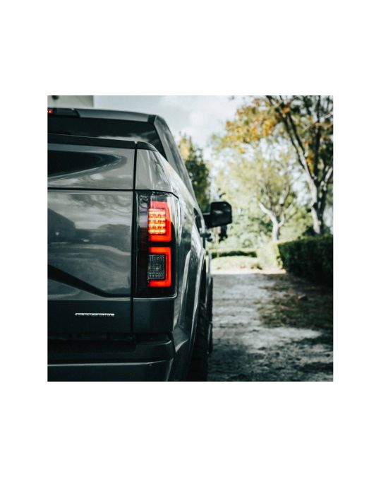 Recon OLED Tail Lamps Set Of Two Replaces OEM Halogen Lights Red Smoked Color