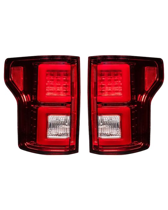 Recon OLED Tail Lamps Set Of Two Replaces OEM Halogen Lights Red Color