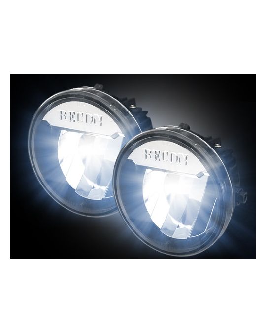 RECON  LED Fog Light Kit - Clear / Chrome