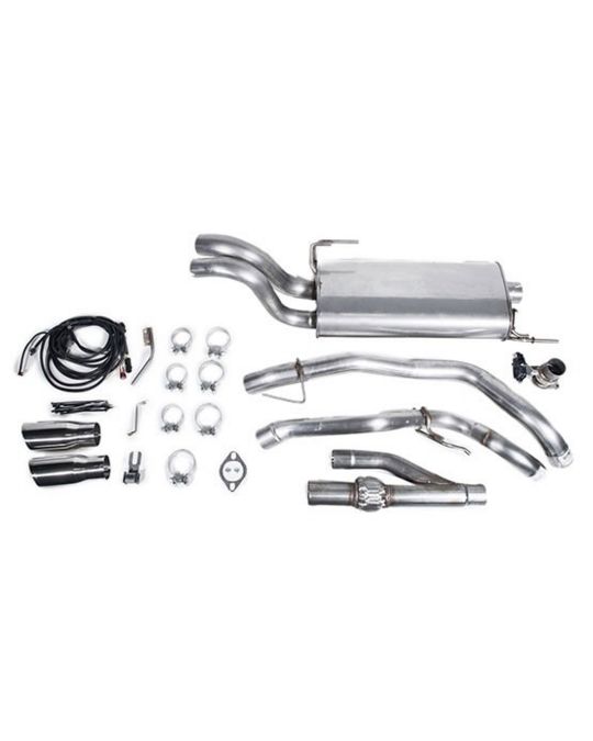 Roush Performance Active Cat Back Exhaust Kit With Stainless Steel Exhaust Tips
