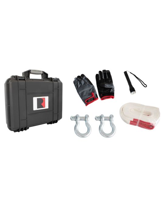 Roush Performance Off Road Recovery Kit With Tow Strap / Recovery Hooks / Hard Case With Roush Logo