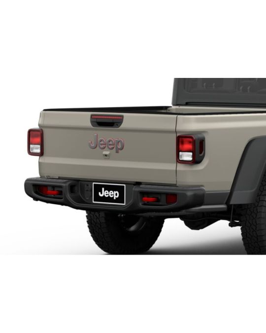 Mopar Emblem - Rubicon Grey & Red - Tailgate