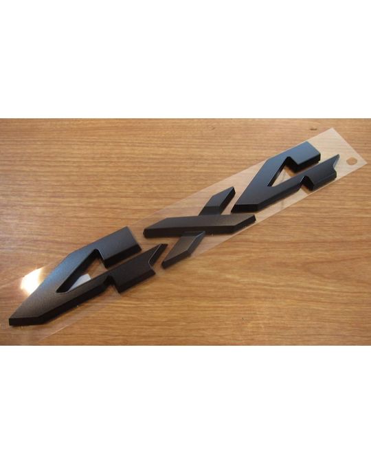 Mopar Black 4x4 Tailgate Emblem