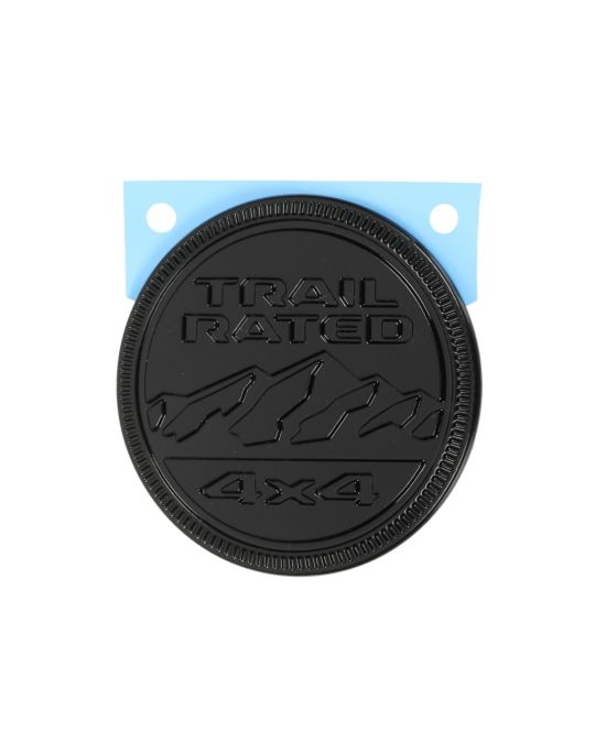 Mopar Emblem Trail Rated Black