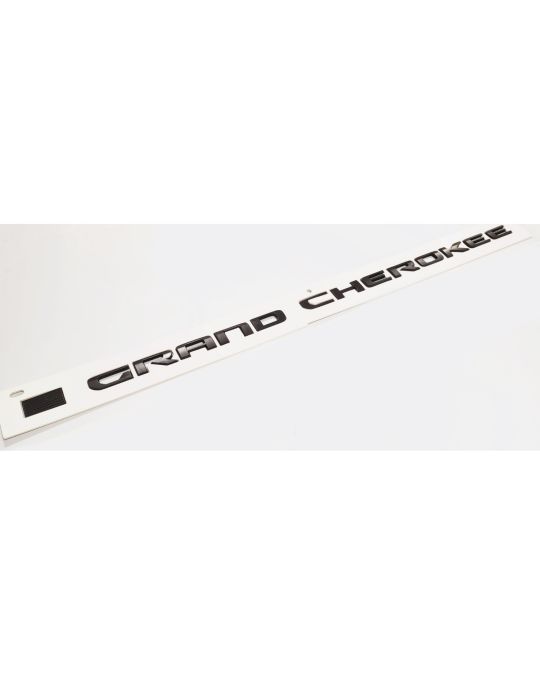 Mopar Altitude Gloss Black Grand Cherokee Door Emblem With American Flag Right Side