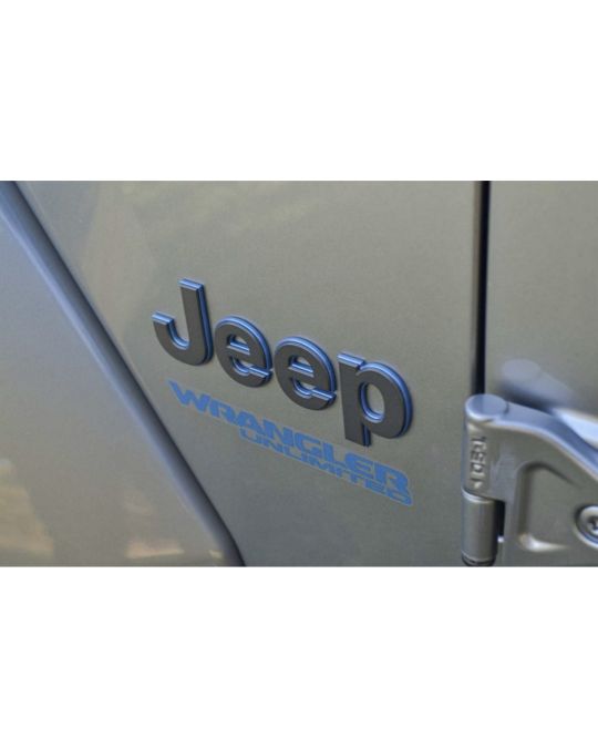 Mopar 4xe Fender Wrangler Unlimited Decal Blue