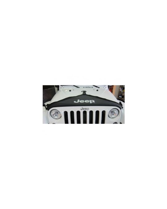 Mopar Hood Cover Black T-Style W/Jeep Logo