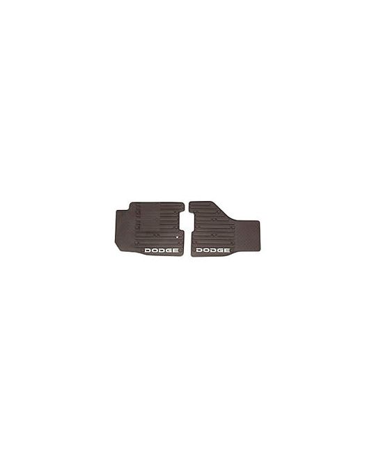 Mopar Rubber Mats Front Bark Brown