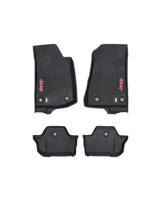 Mopar Rubber Floor Mats 2 Door