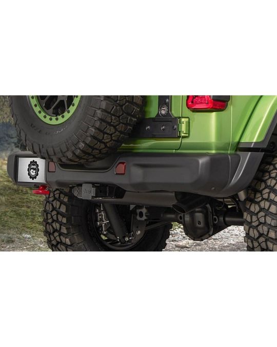 Mopar Rear Rubicon Bumper Black Steel E-Coated