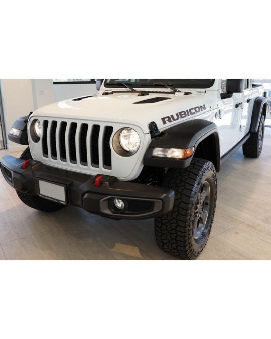 Mopar High Top Rubicon Fender Flares Kit Of Four Black Grained With Halogen DRL
