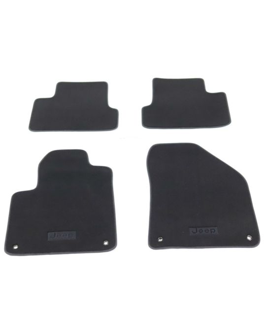 Mopar Floor Mats Carpeted - Jeep Logo